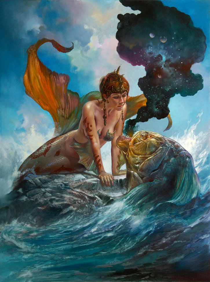 From The Sea To The Cosmos - Boris Vallejo and Julie Bell