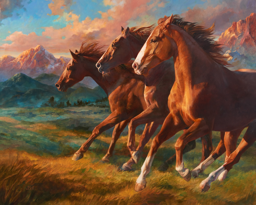 A Golden Wind - Boris Vallejo and Julie Bell