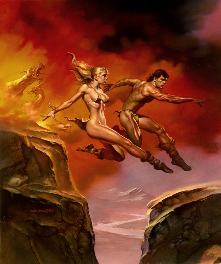Jumping - Boris Vallejo and Julie Bell