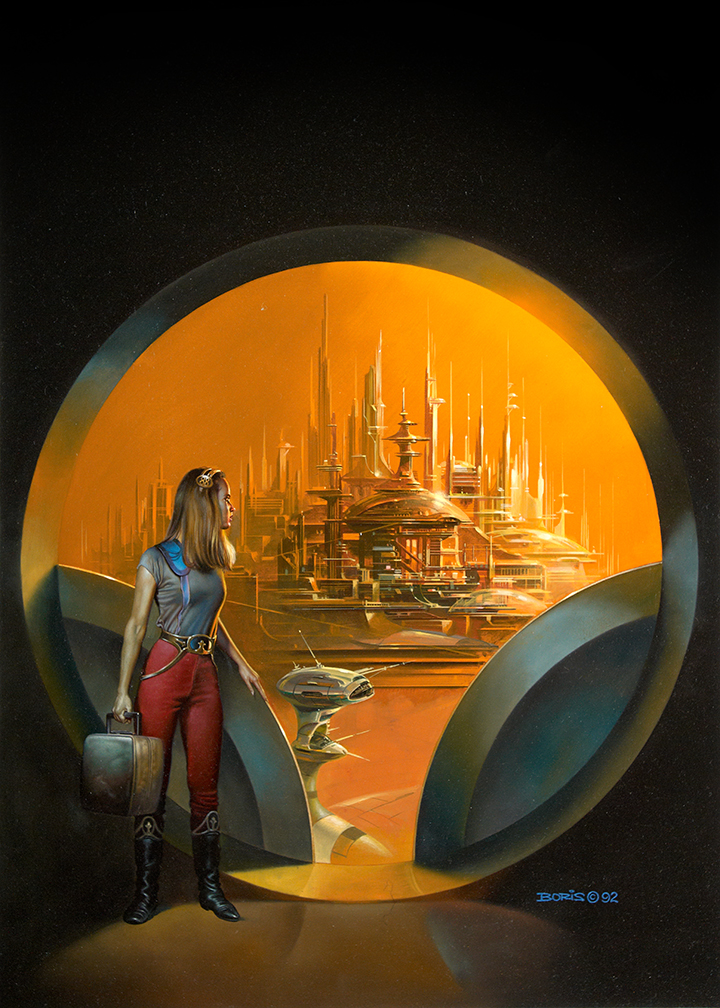 Arriving In The City by Boris Vallejo - Boris Vallejo and