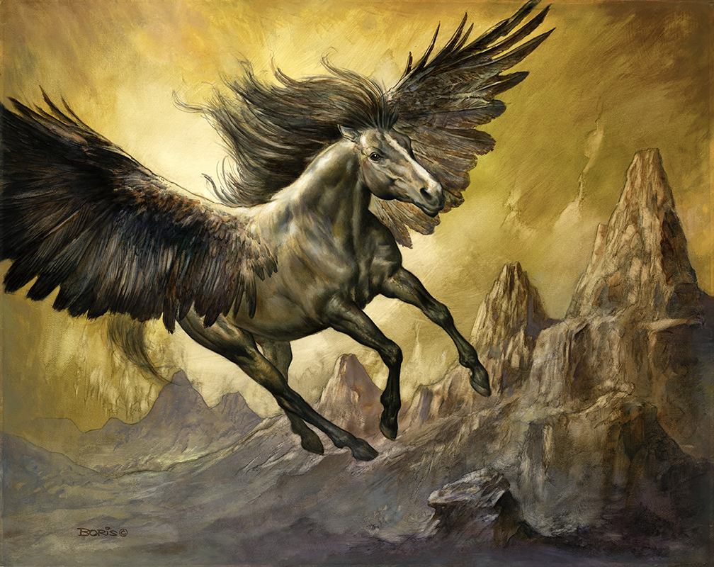 Flight of the Pegasus - Boris Vallejo and Julie Bell