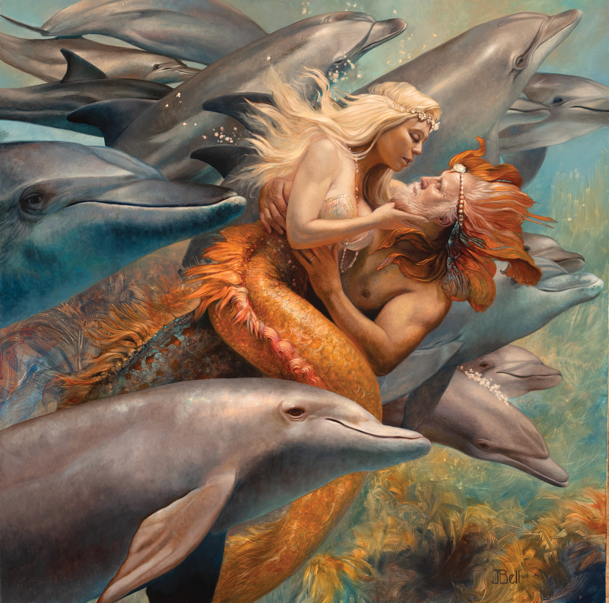 Neptune and Amphitrite - Boris Vallejo and Julie Bell